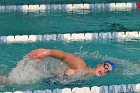Swimming vs Babson  Wheaton College Swimming vs Babson College. - Photo By: KEITH NORDSTROM : Wheaton, Swimming, Babson